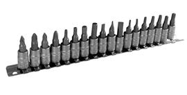 "Nasadni ključevi na metalnoj šini sa prihvatom na 1/4""  18/1 JBM"